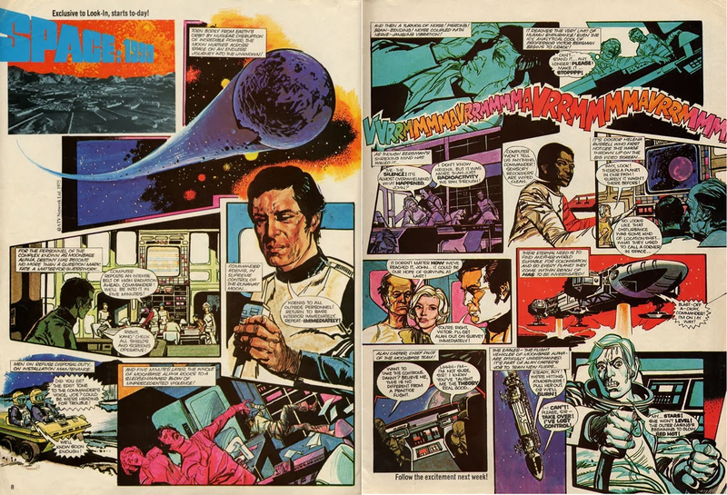 Illustration for article titled The comics orbiting Moonbase Alpha